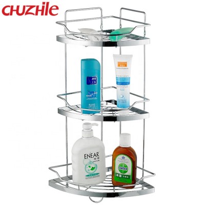 Corner Shower Caddy bathroom clothes rack stainless steel bathroom corner towel rack