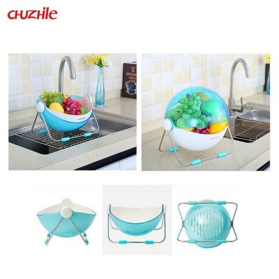 2020 New arrival drain anti falling anti rusting fruit storage basket